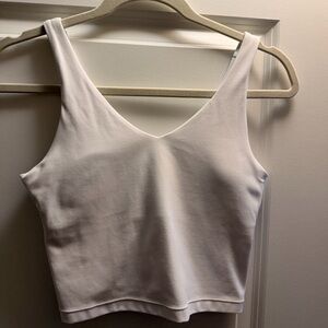 Athleta Transcend v-neck crop top
